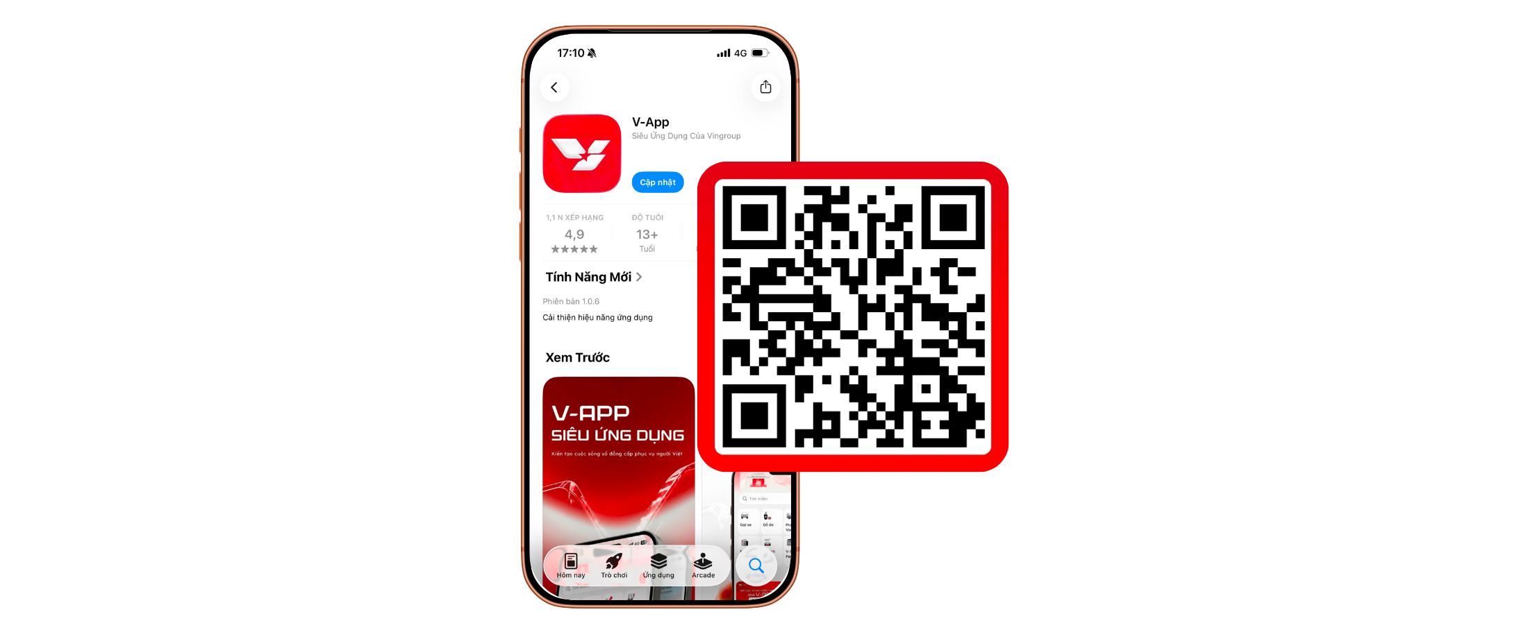 hướng dẫn tải V-app
